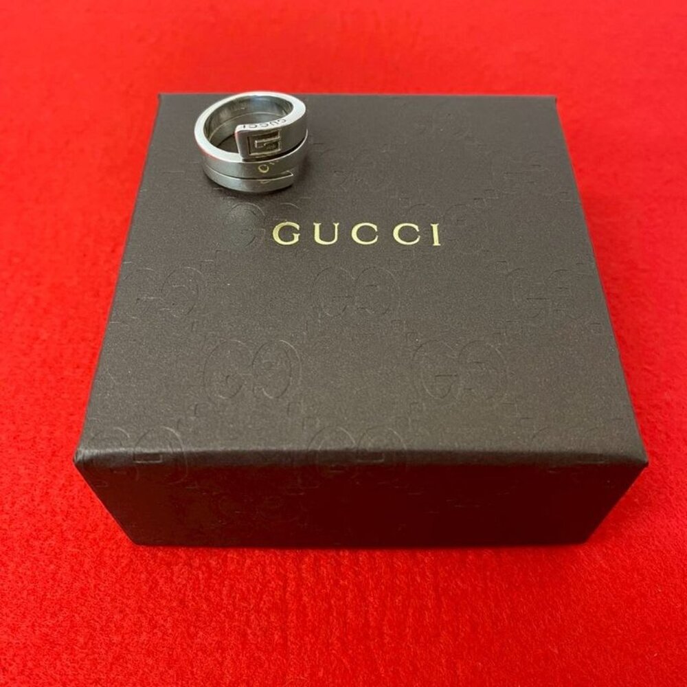 Gucci Spiral Ring Silver 925 Accessory No 12 102-5